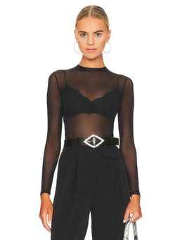 Undress Code - Stay Simple Mesh Bodysuit