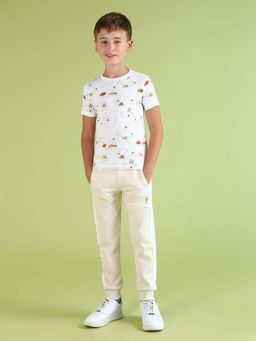 U.S. POLO ASSN. - Boys All Over Printed Regular Fit T-shirt