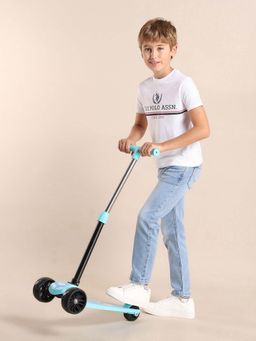 U.S. POLO ASSN. - Boys Cotton Printed Regular Fit T-shirt