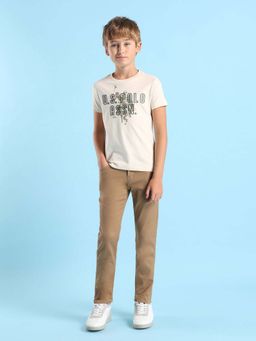 U.S. POLO ASSN. - Boys Cotton Printed Regular Fit T-shirt