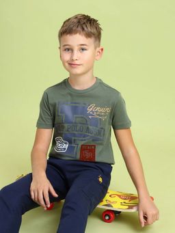 U.S. POLO ASSN. - Boys Printed Regular Fit T-shirt