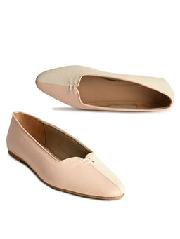 SKO - Jessica Ivory and Pink Loafers