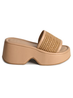 SKO - Lilyx Nude Platform Sandal