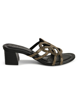 SKO - Sofia Black Heeled Sandals