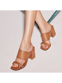 SKO - Rosa Tan Heeled Sandals