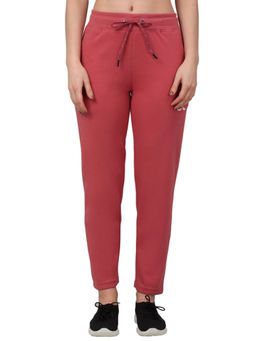 Cantabil - Women Pink Solid Casual Track Pant