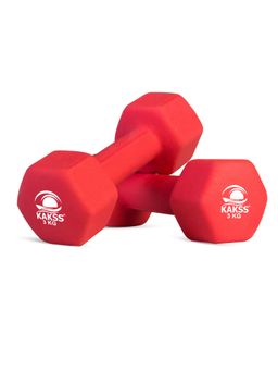 KAKSS - Neoprene Dumbbells Sets - Red (6kg)