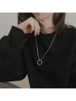 Salty Alpha - Women Unity Loop Silver Necklace