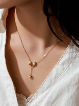 Salty - Women Gold Tied with Love Necklace