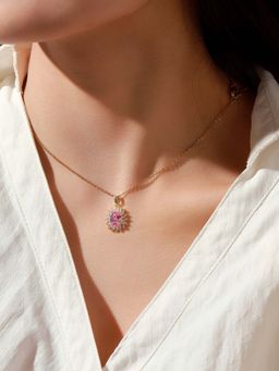 Salty - Women Blush Pink Sutra Necklace
