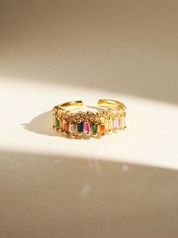 Salty - Women Multi-Color Gemstone Fusion Ring