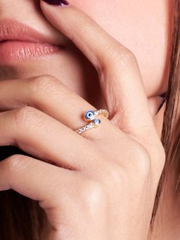 Salty - Women Multi-Color Amor Evil Eye Ring