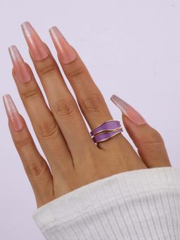 Salty - Women Purple Blair Enamel Ring