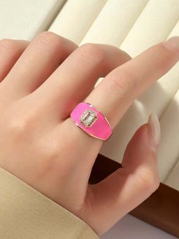 Salty - Women Bold Pink Ring