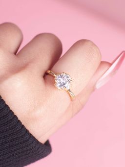 Salty - Women Classic Golden Promise Ring