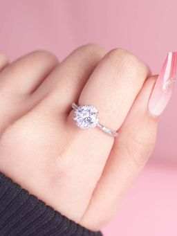 Salty - Women Classic Silver Promise Ring