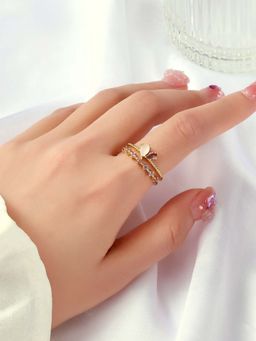 Salty - Women Purple Majestic Stone Crown Ring