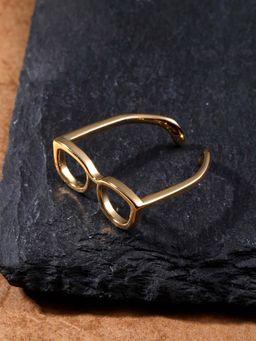 Salty - Women Gold Goggles Design Ring