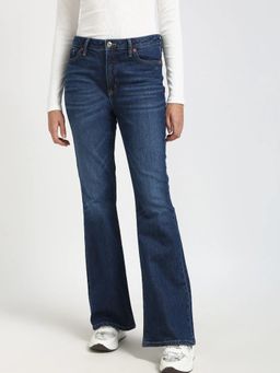 Tommy Hilfiger - Mid-Wash Boot Cut Fit Mid Rise Jeans
