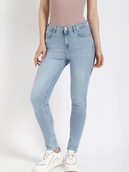 Tommy Hilfiger - Light-Wash Skinny Fit Mid Rise Jeans - Blue