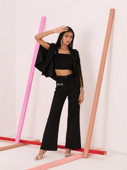 Clothes on my mind - Berlin Suede Cape Co-ord (Set of 2)