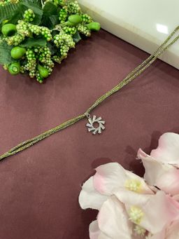 Digital Dress Room - Silver Plated Ad Chakra Rakhi