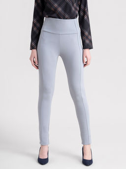 FABLE STREET - Grey 4 Way Stretch High Waist Tummy Tuck Livin Pants