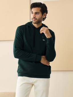 Andamen - Green Men Cotton Blend Hoodie