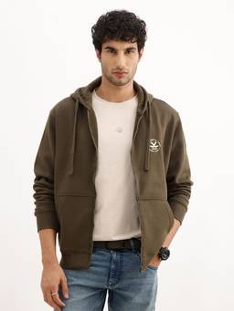 WROGN - Olive Classic Zipper Hoodie