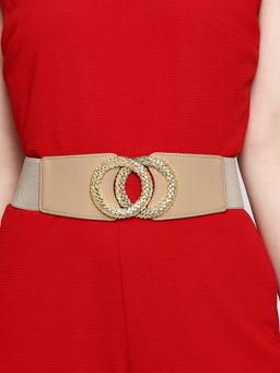 Twenty Dresses by Nykaa Fashion - Beige Solid Party Dress Belt