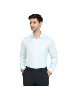 Park Avenue - Light Blue Regular Fit Full Sleeve Shirt