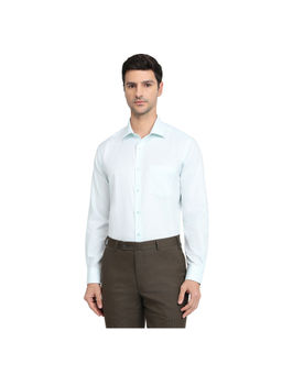 Park Avenue - Light Blue Regular Fit Full Sleeve Shirt