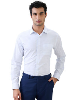 Park Avenue - Light Blue Regular Fit Full Sleeve Shirt