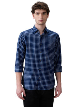 Raymond - Dark Blue Slim Fit Full Sleeve Shirt
