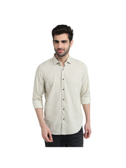 Raymond - Medium Yellow Regular Fit Full Sleeve Shirt