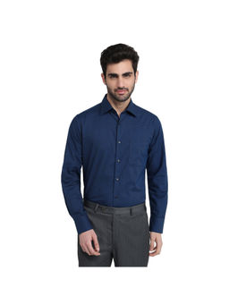 Raymond - Dark Blue Slim Fit Full Sleeve Shirt