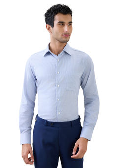 Raymond - Medium Blue Slim Fit Full Sleeve Shirt