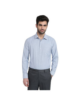 Raymond - Medium Blue Slim Fit Full Sleeve Shirt
