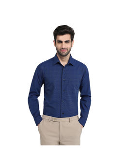 Raymond - Dark Blue Slim Fit Full Sleeve Shirt