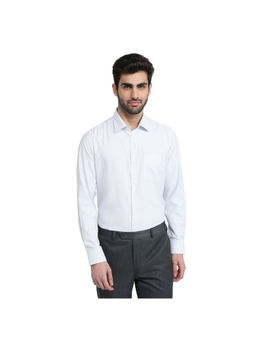 Raymond - Light White Contemporary Fit Full Sleeve Shirt