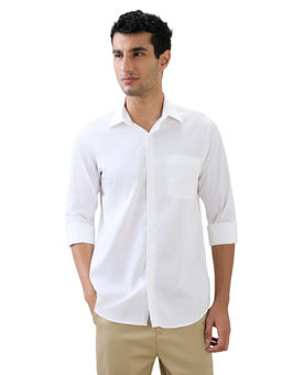 Raymond - White Regular Fit Full Sleeve Shirt