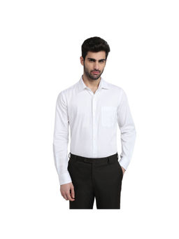 Raymond - White Regular Fit Full Sleeve Shirt
