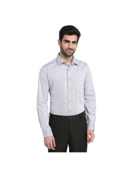Raymond - Medium Grey Regular Fit Full Sleeve Shirt