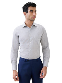 Raymond - Grey Regular Fit Full Sleeve Shirt