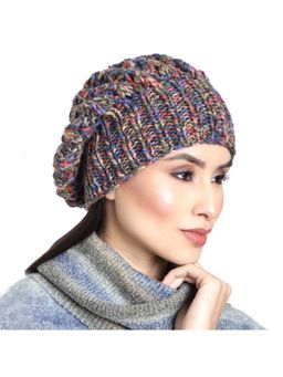 Magic Needles - Women Multicoloured Woollen Beanie