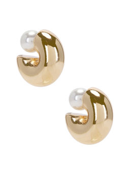 8 Other Reasons - Pearl Huggie Earring