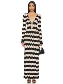 Capittana - Ella Stripes Knitted Maxi Dress