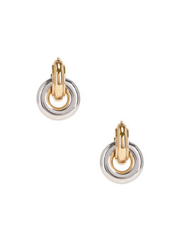 Luv AJ - Two Tone Interlock Hoops