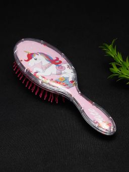 Stol'N - Pink Unicorn Designed Oval Shaped Hair Brush (2-6 Years)