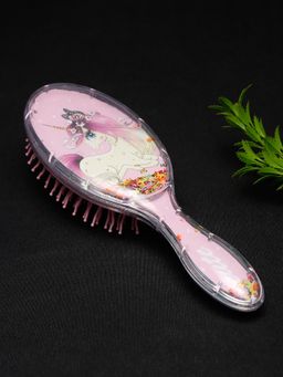 Stol'N - Pink Unicorn Designed Oval Shaped Hair Brush (2-6 Years)